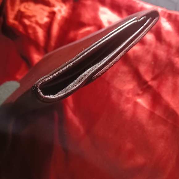 Very rare Burgundy Cato two way 2way bag clutch gold hardware chain handle - Picture 7 of 16